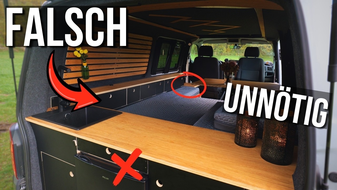 10 Camper Ausbau Fehler die du nicht machen solltest