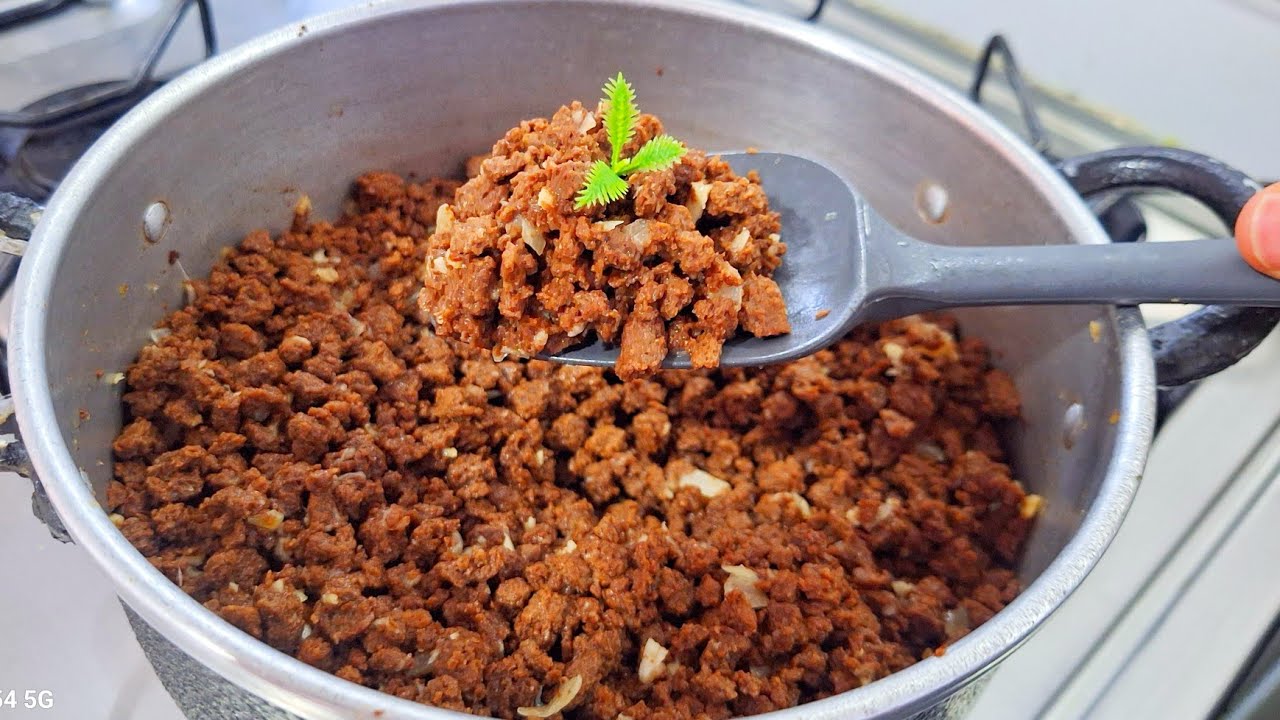 Como Fazer Soja pra Ficar Parecendo com Carne Moída