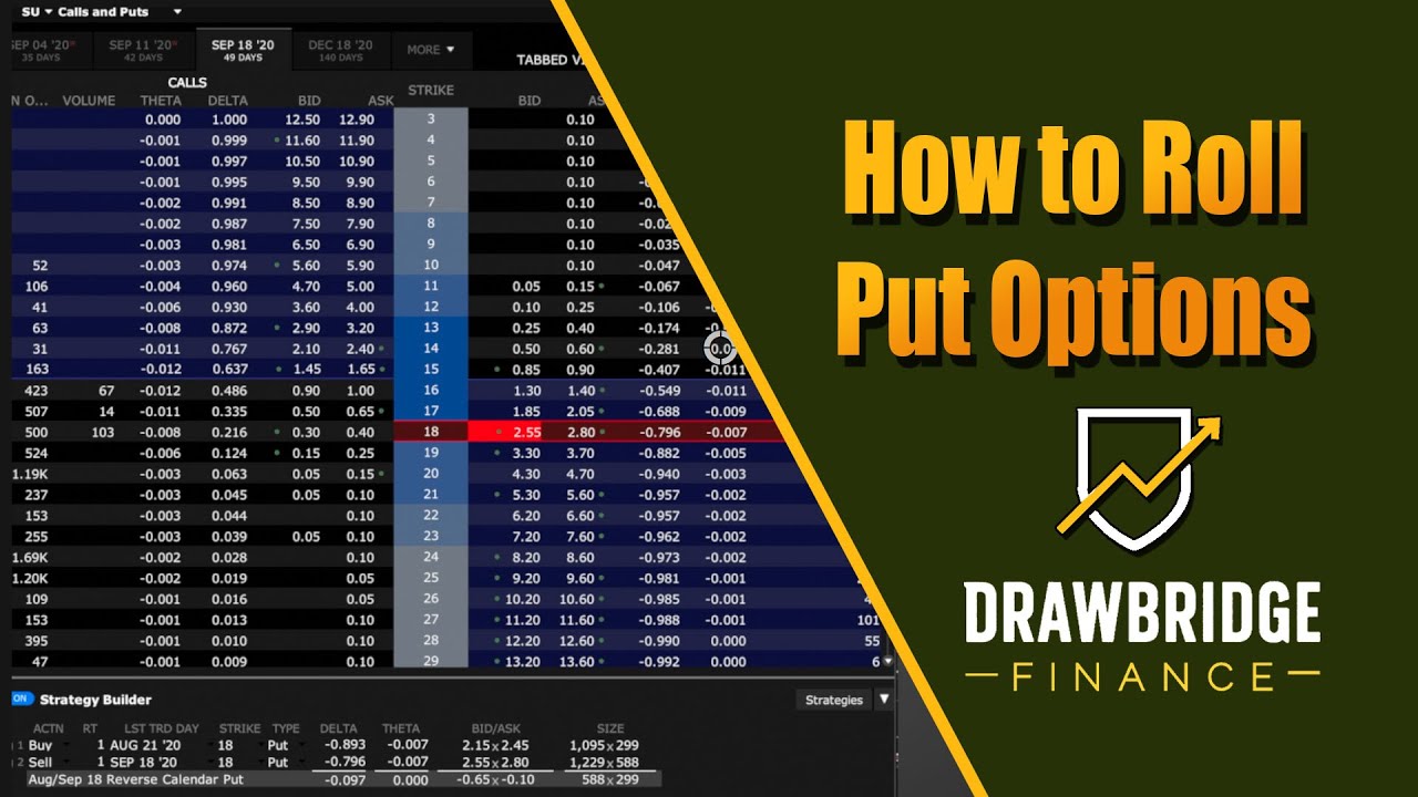 Rolling Naked Put Options: How to roll naked puts in Interactive Brokers for monthly income
