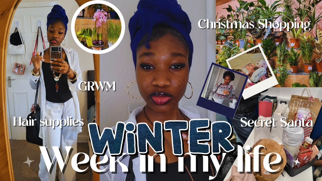 Winter Week in My Life ❄️ | Vlogmas EP 2 | Christmas Shopping, School Vlog, Secret Santa, Cozy vlog.
