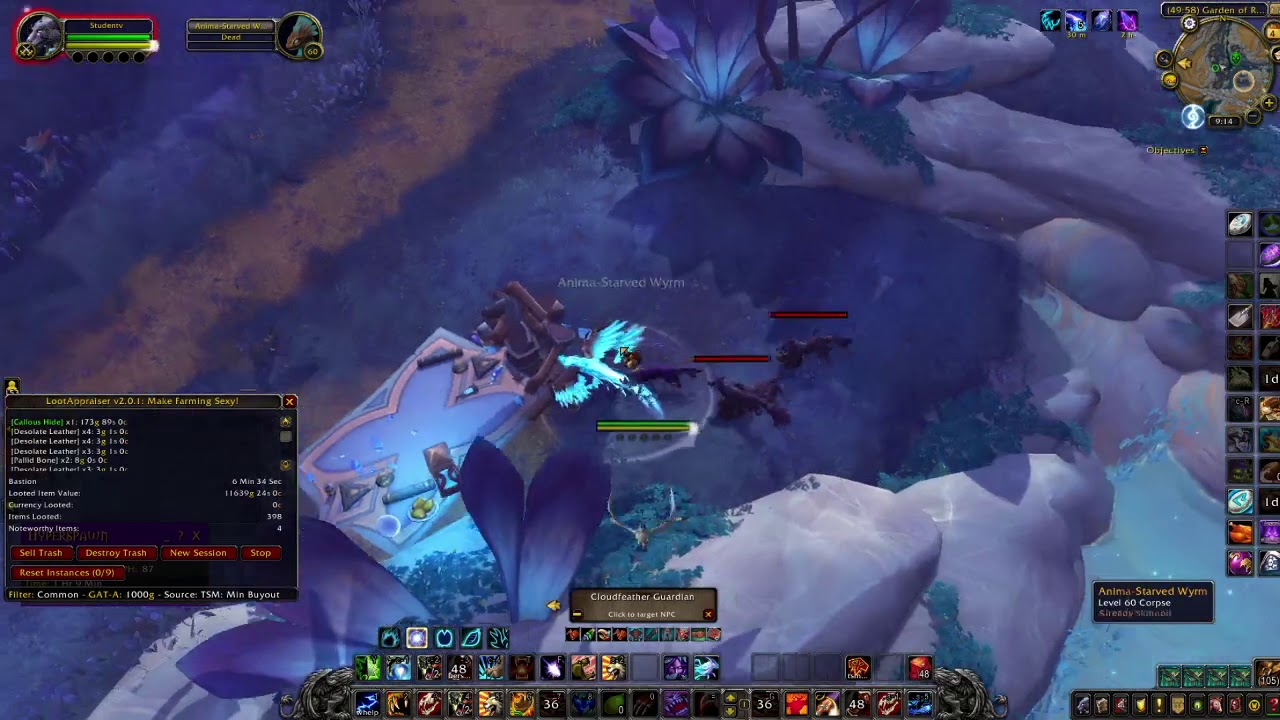 93,276 Gold Farming 1 Hour Of Garden Of Respite