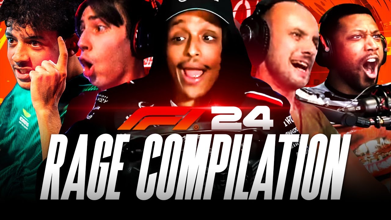 F1 24 Rage Compilation
