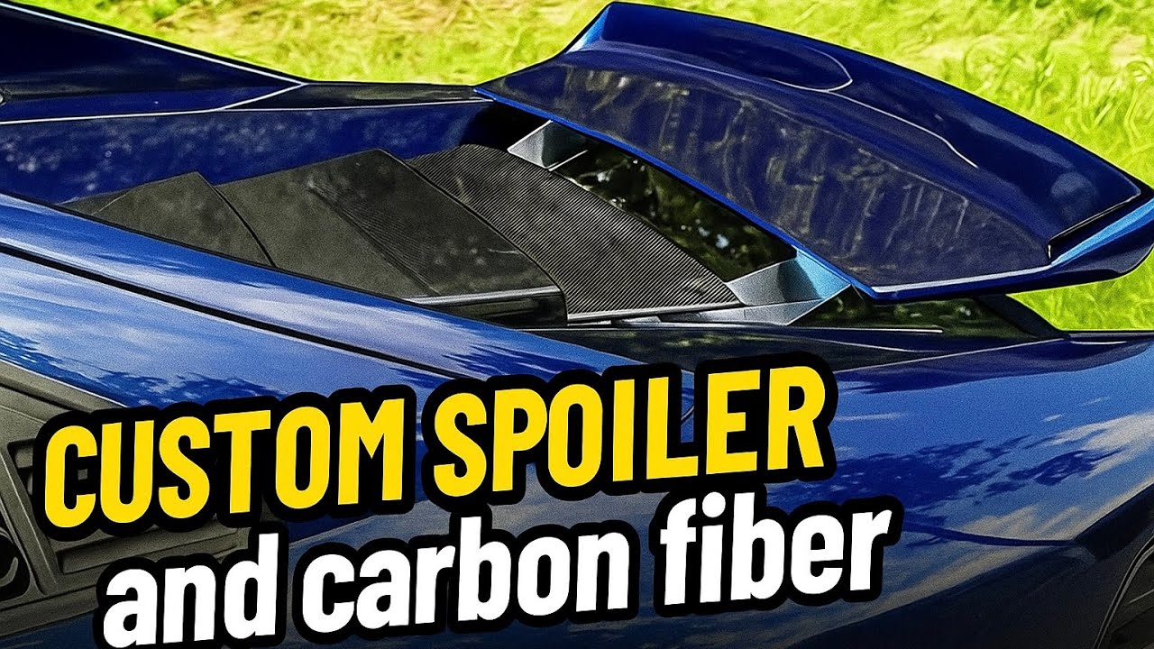 Преображаю свою машину с помощью самодельного спойлера (V8 MR2)