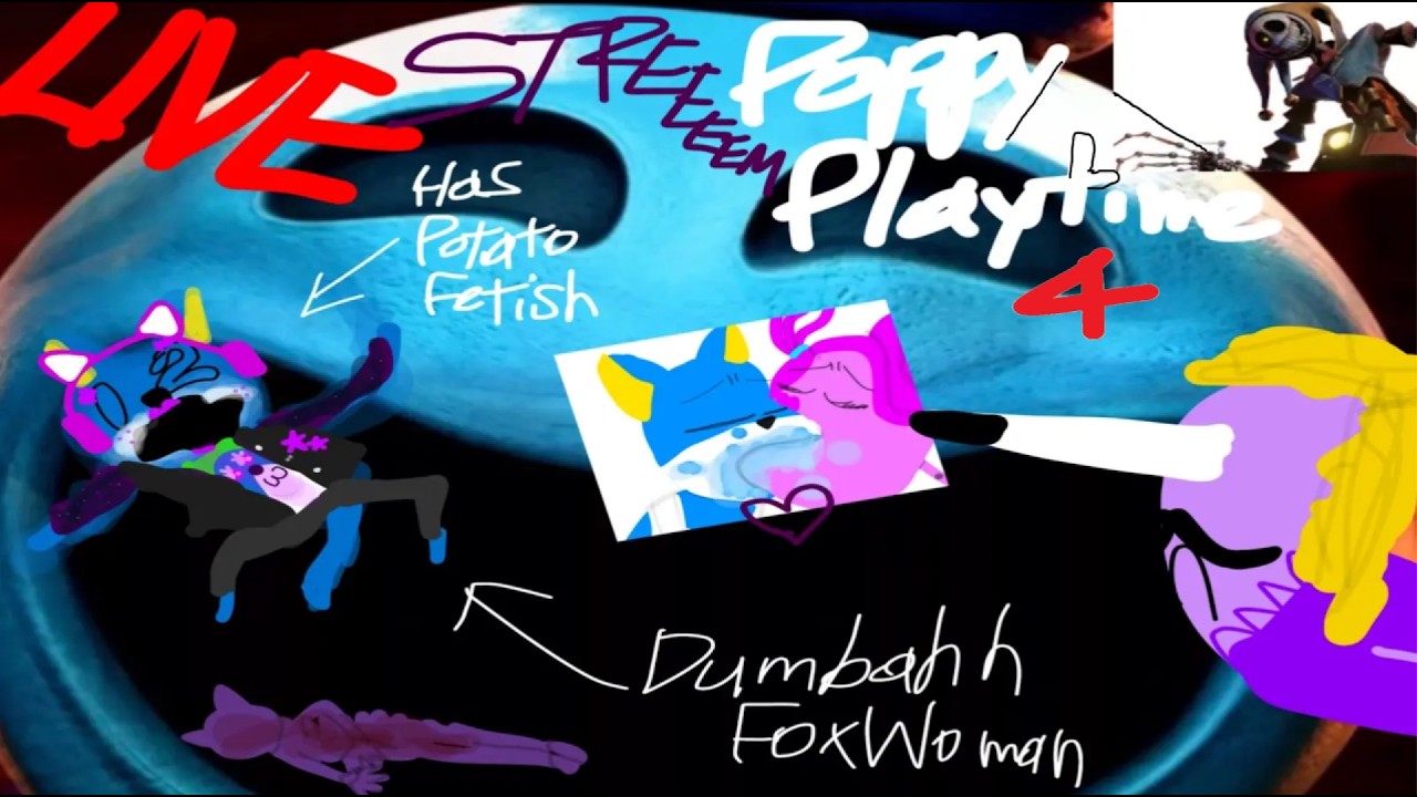PLAYING POPPY PLAYTIME CHAPTER 4 LIVE!!!