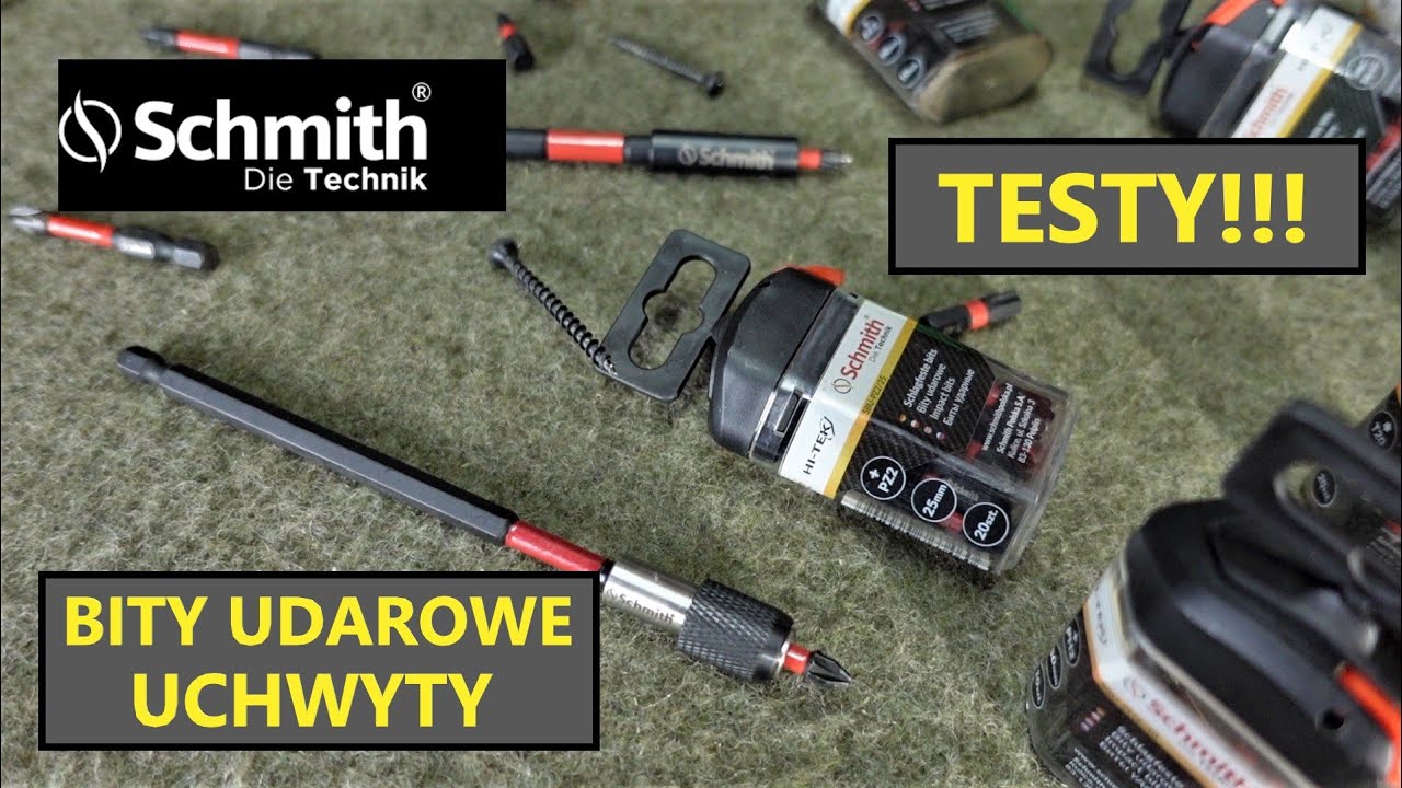 SCHMITH TESTY!!! - BITY UDAROWE I UCHWYTY - PREZENTACJA