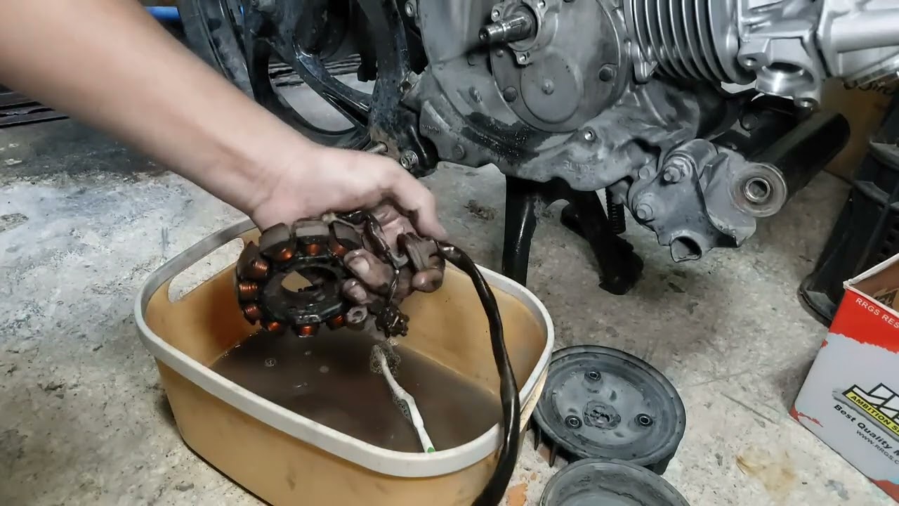 Magneto / Stator Cleaning | Mio Sporty