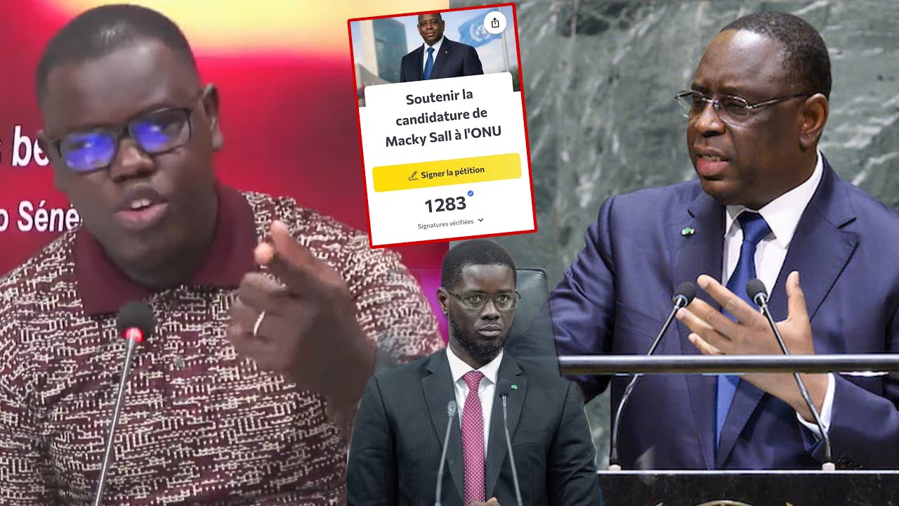 ONU Mauvais nouvelle pour Macky, Pétition signée pour sa candidature..