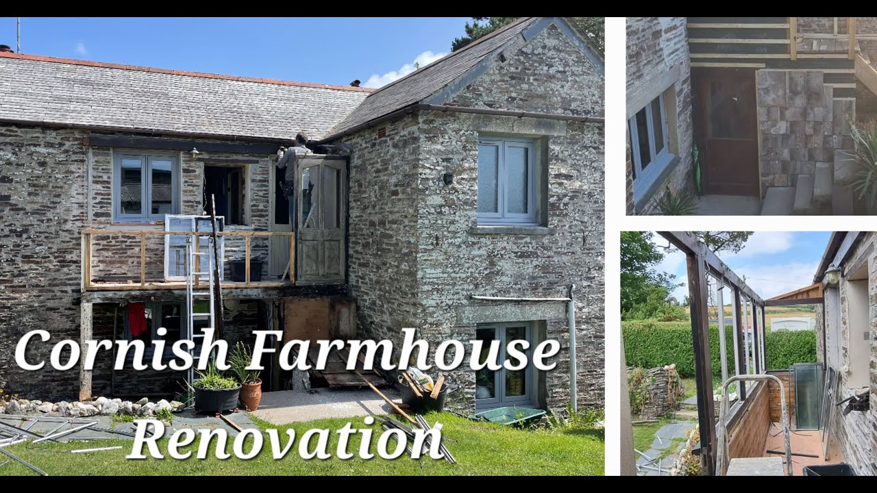 English/Cornish Farmhouse Renovation Gallery/Porch. #countryliving #slowliving #houserenovation #diy