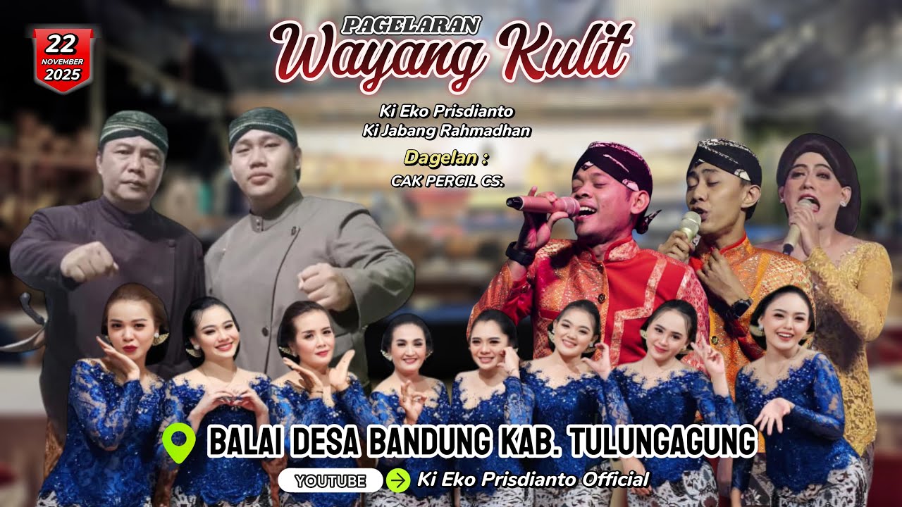 🔴 WAYANG KULIT KI EKO KONDHO PRISDIANTO | CAK PERCIL CS | BALDES BANDUNG KAB. TULUNGAGUNG