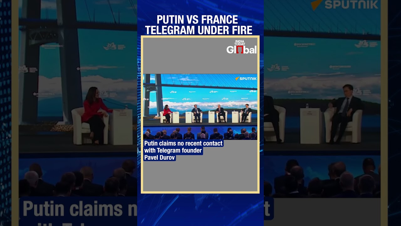 Putin Questions France's Investigation Of Telegram's Pavel Durov | India Today Global