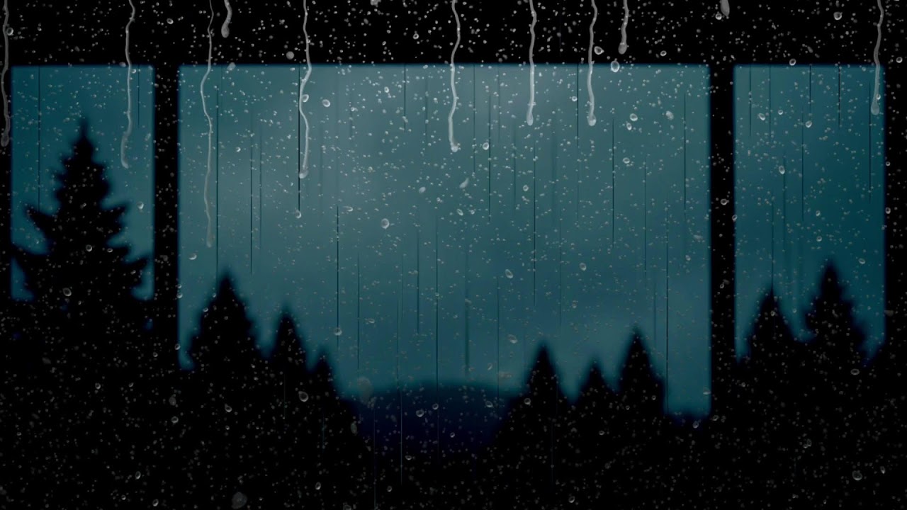 Black Screen Thunderstorm Rain | Sleep, Study, Meditation | Long Night Relaxing Sounds
