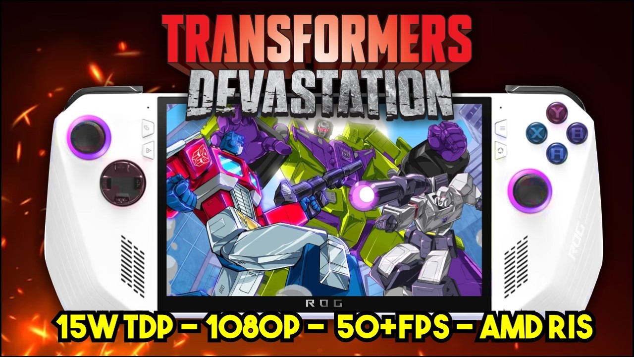 Transformer Devastation - ROG Ally Z1 Extreme - 15W TDP - 1080p - RIS