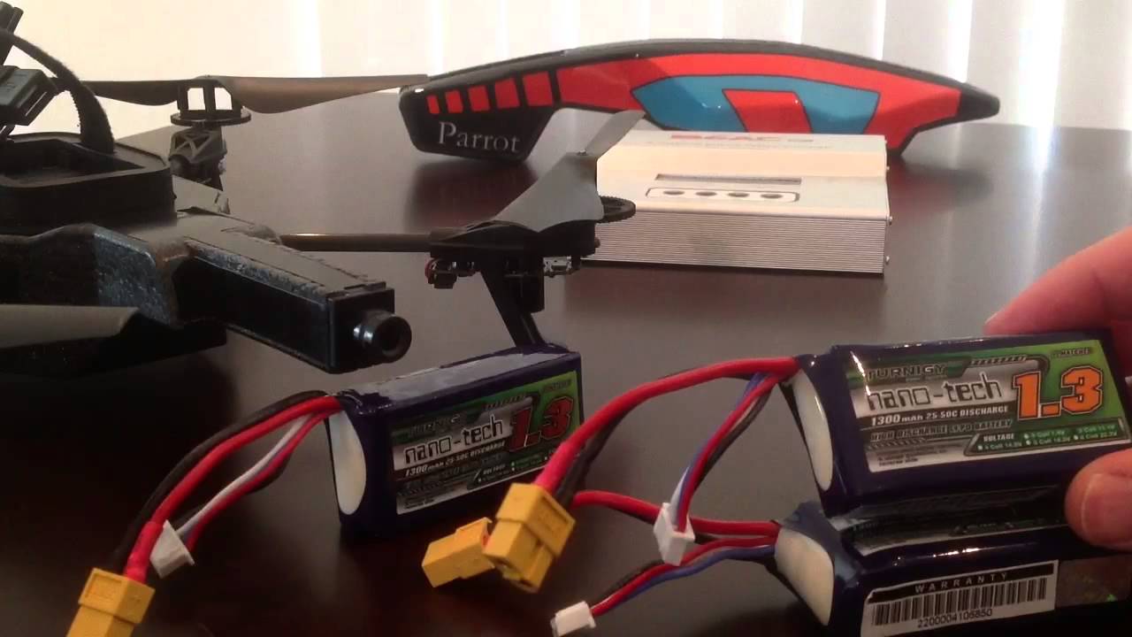 Parrot A.R Drone 2.0 battery options