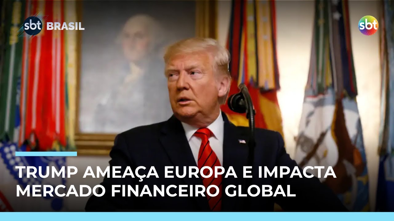 Trump ameaça aliados europeus e escala tensão sobre a Groenlândia | #SBTBrasil
