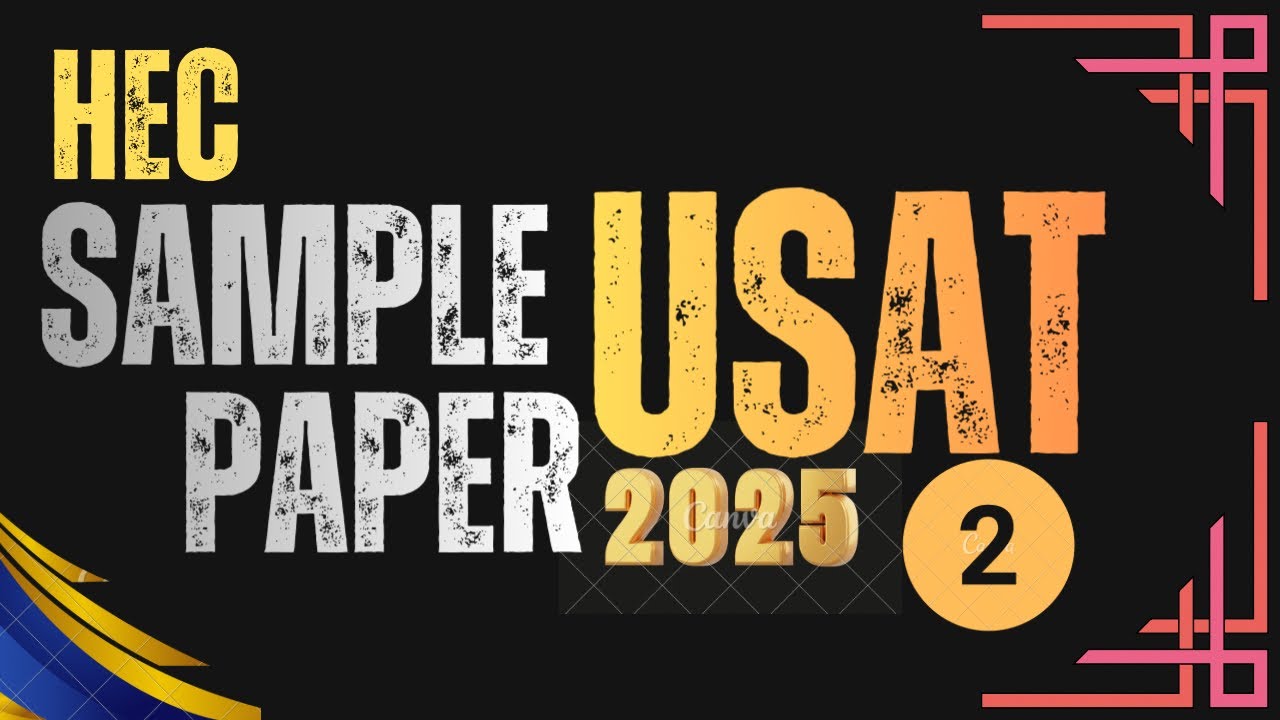 Представлен образец экзаменационной работы USAT 2025 № 2 | Обязательно к просмотру каждому студенту!