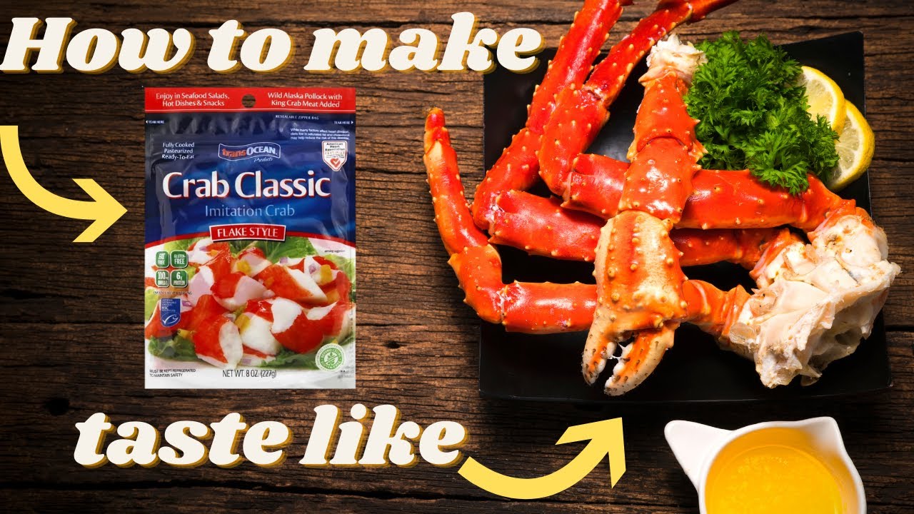 How to make Imitation #CRAB taste Great!!! | 3 ingredients |#ImitationCrab | Tanny Cooks
