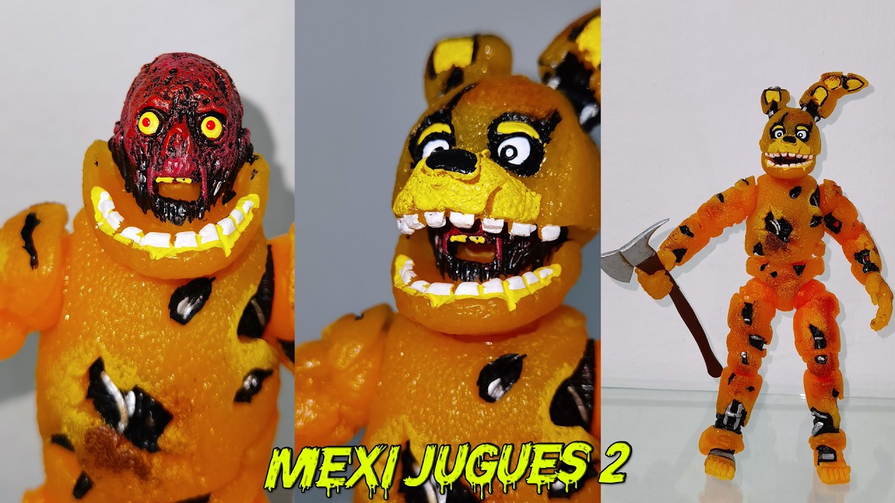 Conseguí a SPRINGTRAP en su versión mas ESCALOFRIANTE - Bootleg Mexicano 2026 - FNAF 2