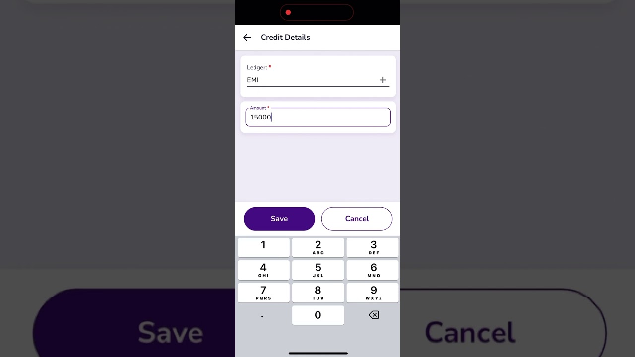 How to do Journal entry in mobile app
