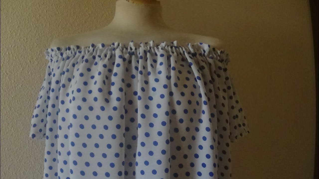 Increíble blusa o vestido sin patrón muy facil