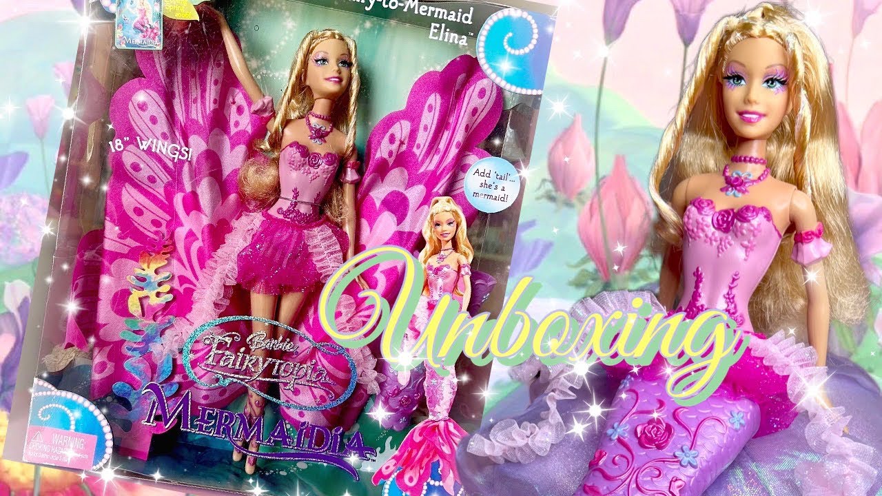 Barbie Fairytopia Mermaidia Elina Doll Unboxing