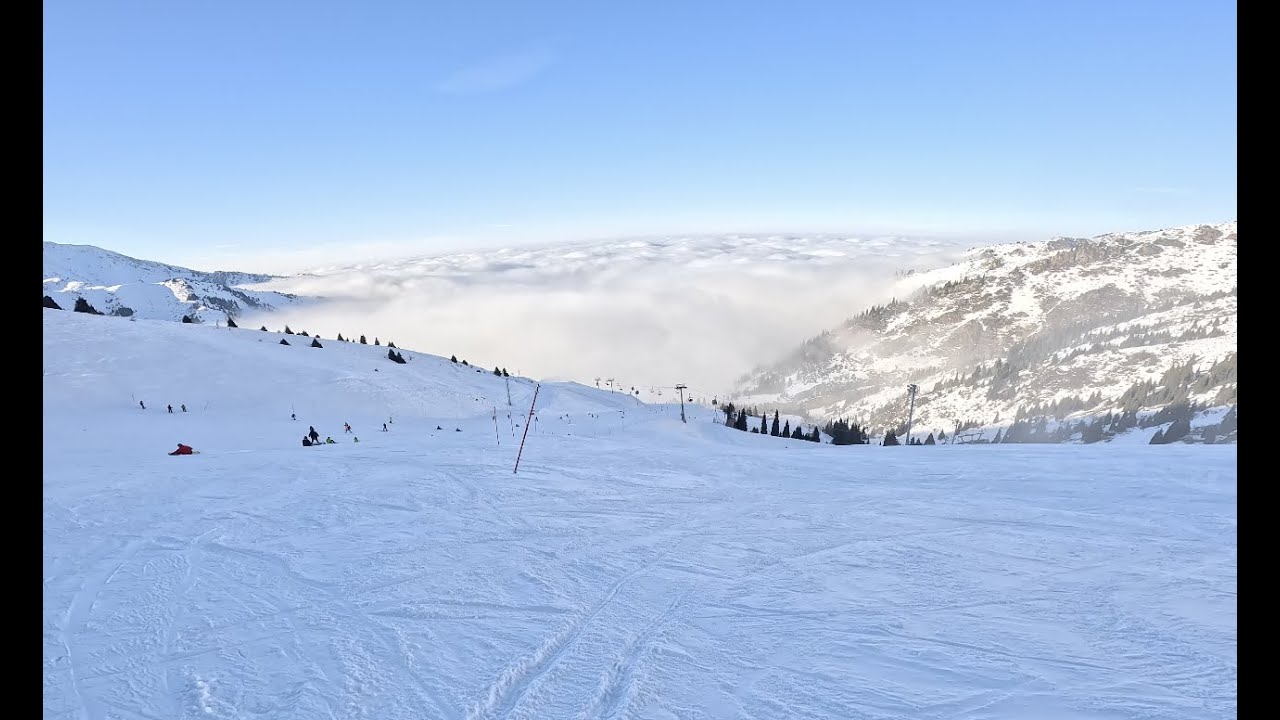 [4K Snowboarding] Above The Clouds