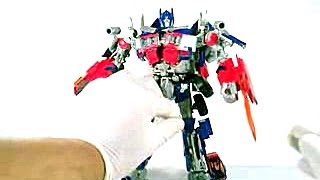 Transformers Revenge of the Fallen Leader Class Optimus Prime Review en Español