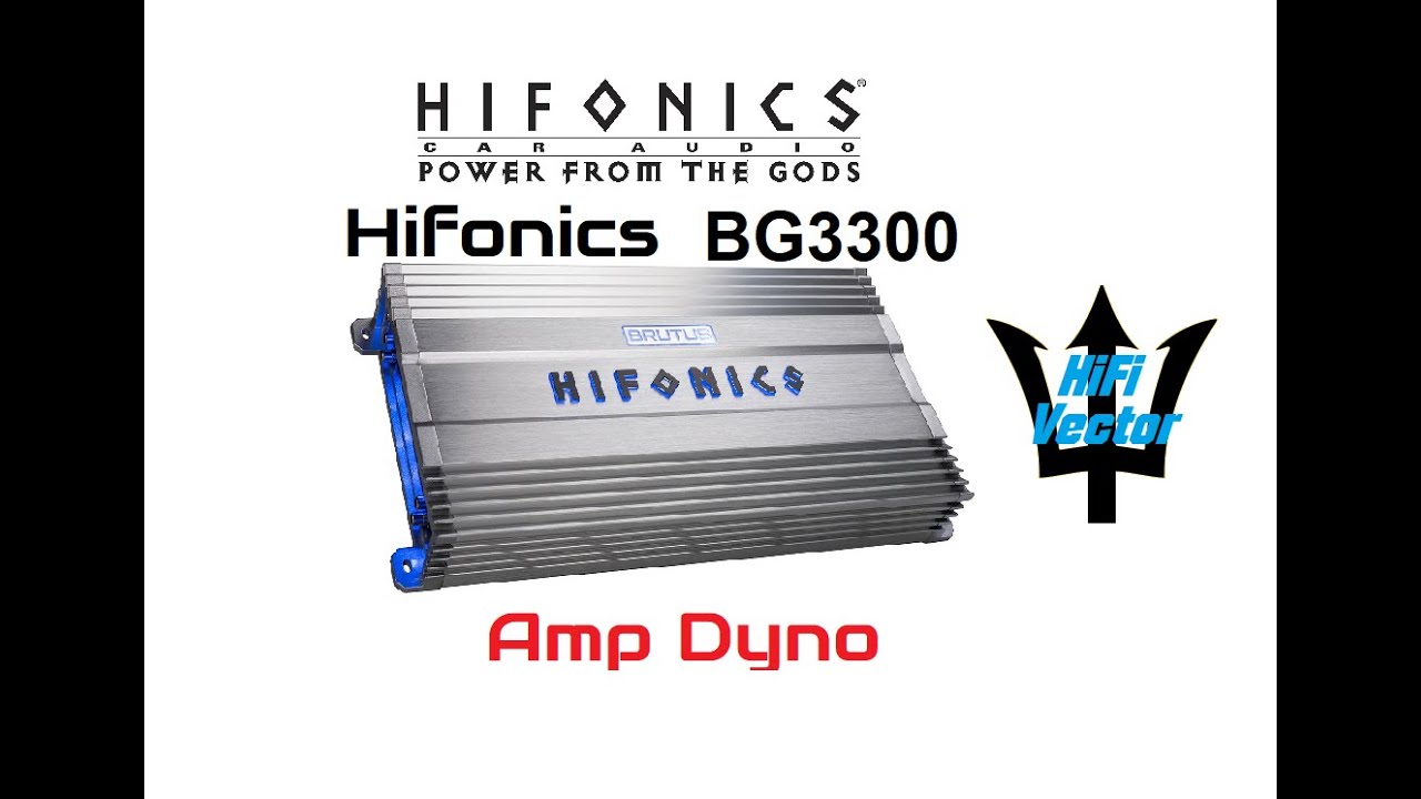Обзор усилителя Hifonics Brutus Gamma BG3300.1D Dyno Amm-1 на эквиваленте нагрузки аудиоусилителя...