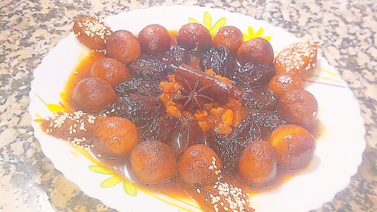 #وصفات_رمضان#طاجين_الحلو على طريقة القديمة مع#كريات_جوز_الهند/سفيرية نواة كوكو #وصفات #الزمن_الجميل 