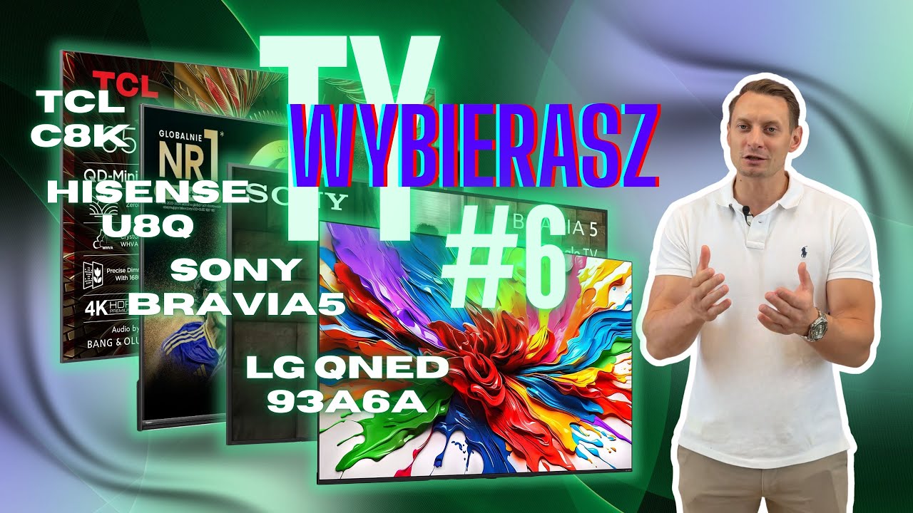 TCL C8K vs Hisense U8Q vs Bravia 5 vs LG QNED93A ślepy test Mini-LED do 6,5 tys! #TyWybierasz 6