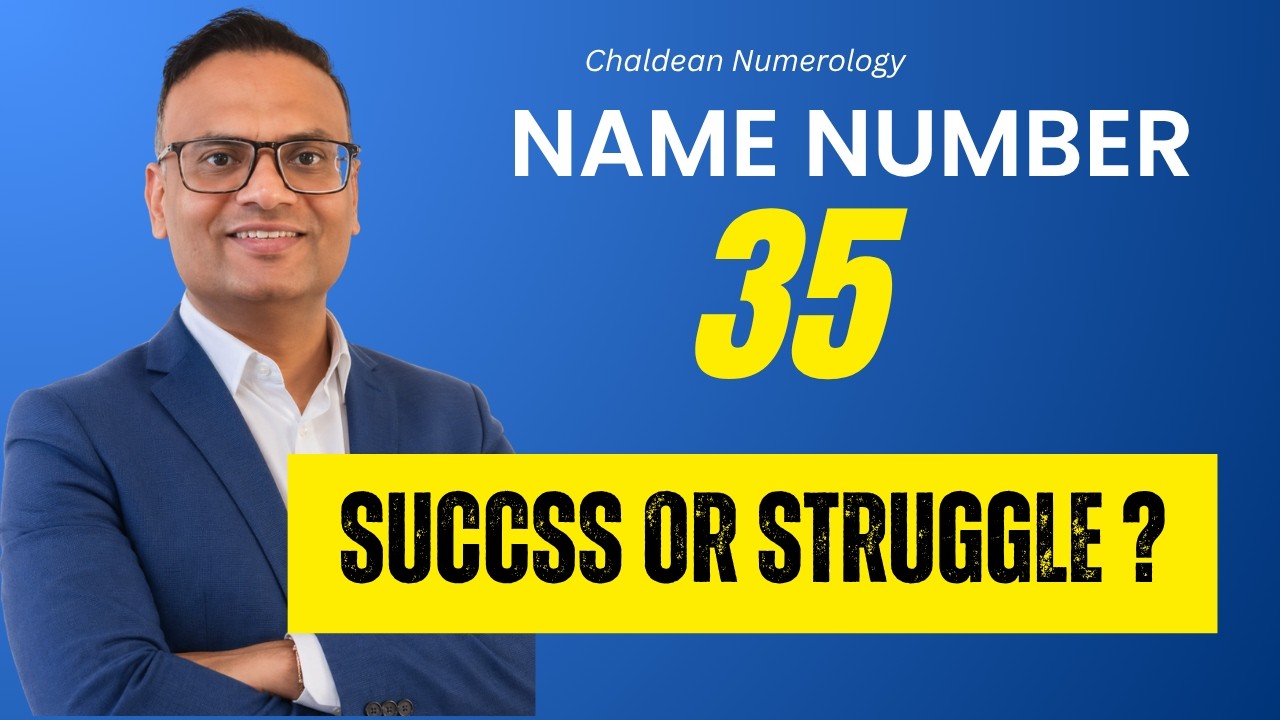 NAME NUMBER 35 || SUCCESS BUT STRUGGLE? #numerology #astrology #namenumerology #yshorts #luckynames