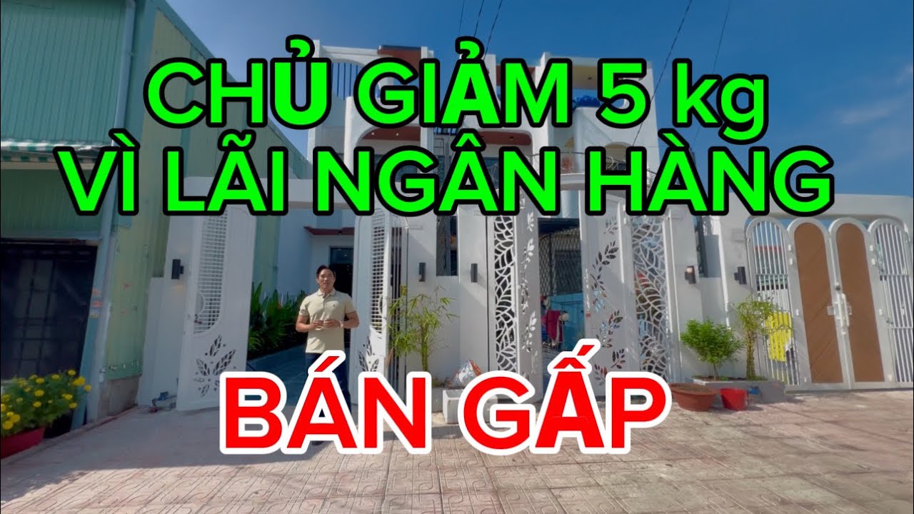 BÁN GẤP VÌ LÃI XUẤT NGÂN HÀNG TĂNG QUÁ, NHÀ SIÊU ĐẸP