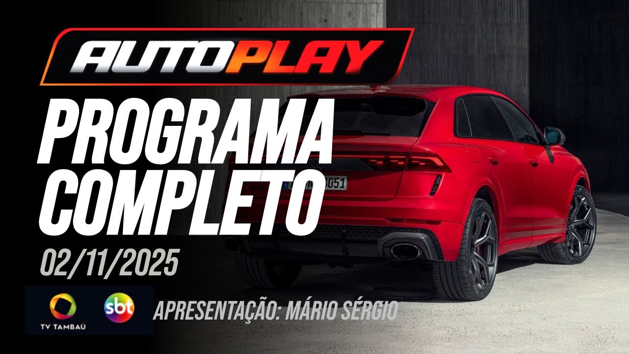 AUTO PLAY - Programa Completo - 02/11/2025 - TV Tambaú/SBT | PGM Nº 423 - Audi Q5 e RS Q8