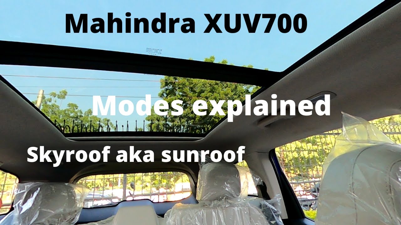 Mahindra XUV 700 Sunroof Function explained | mode explained | tutorial | DIY | SKYROOF