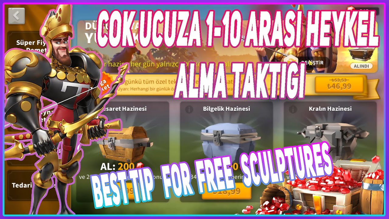 Rise Of Kingdoms Taktikleri 1 - &Ouml;zel Teklif Paketlerinden Ucuza Heykel Alma