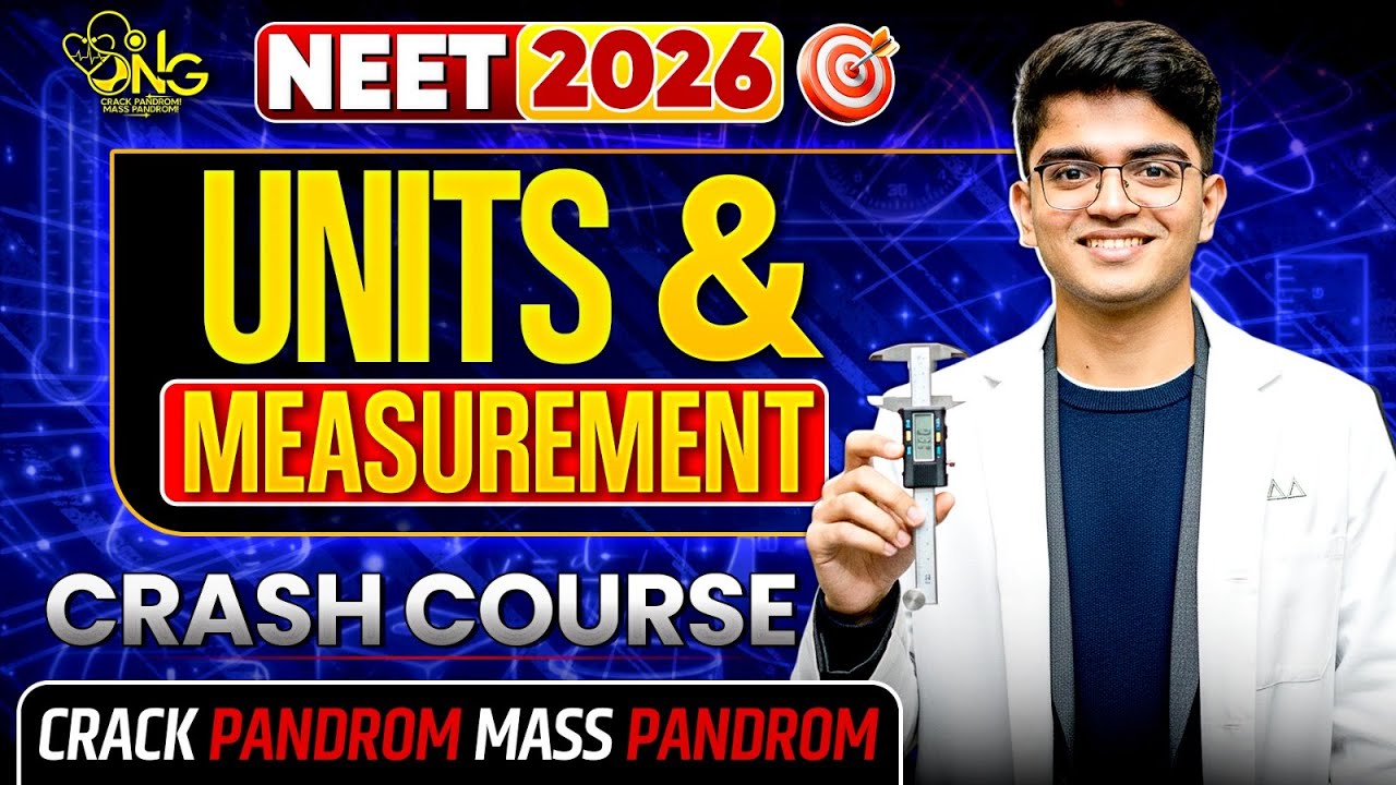 UNITS AND MEASUREMENT - ONE SHOT🔥💯VIDAMUYARCHI 2.0 NEET 2026💛🤟BY MMC MEDICO💛🤟#neet2026