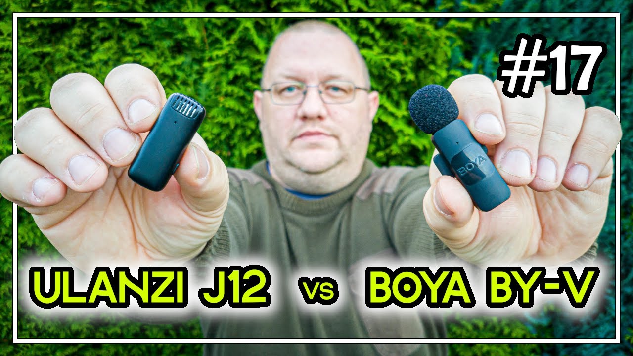 Ulanzi J12 vs BOYA BY-V. PORÓWNANIE mikrofonów krawatowych. Co KUPIĆ?