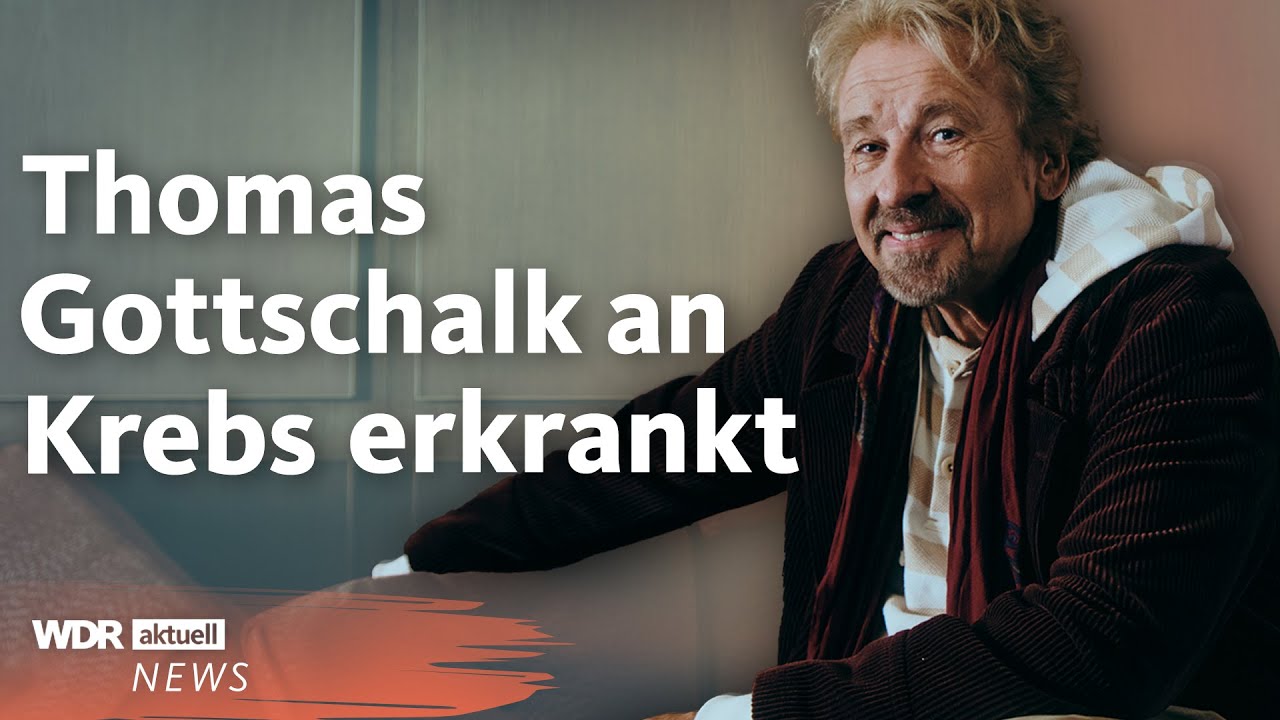 Moderator Thomas Gottschalk ist an Krebs erkrankt | WDR Aktuelle Stunde