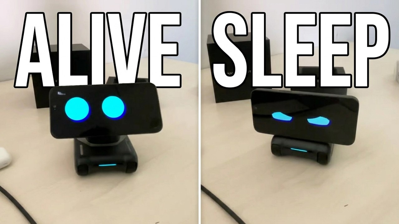LOOI the robot introducing chatting talking a little bit 🤏 