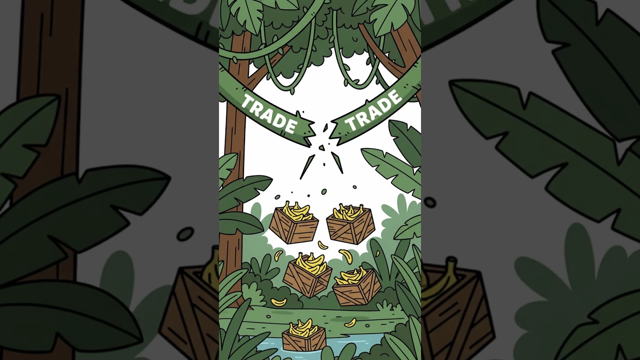 Tariff Tantrum!  #animation #finance Explained with Bananas