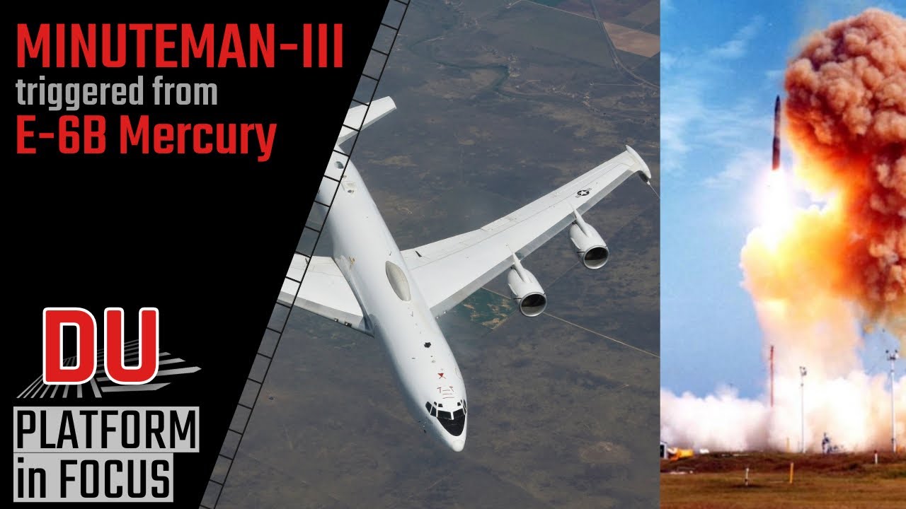 Why the test firing of Minuteman-III ICBM from E-6B Mercury is a potent capability demonstration?