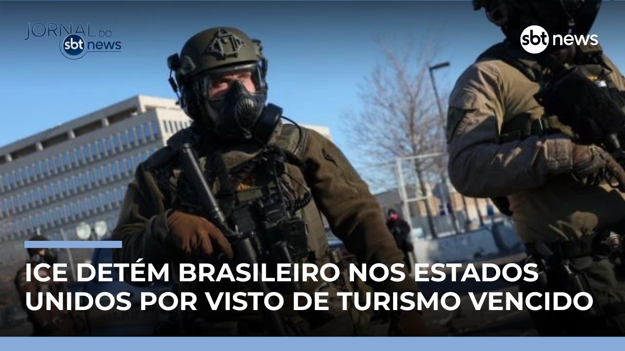 Brasileiro fica sob custódia do ICE após vencer visto turístico | 