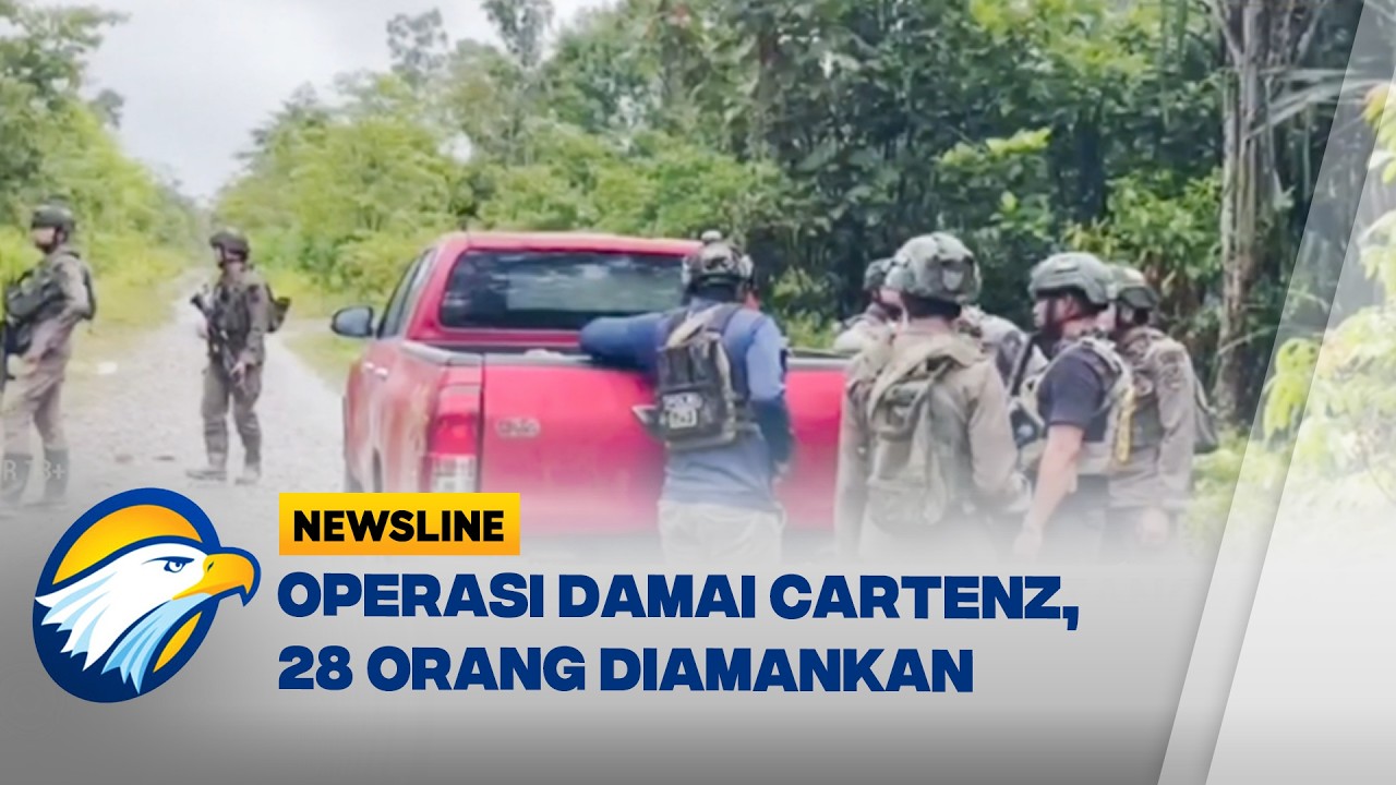 Satgas Operasi Damai Cartenz Tangkap 28 Orang KKB Yahukimo - [Newsline Berkas]