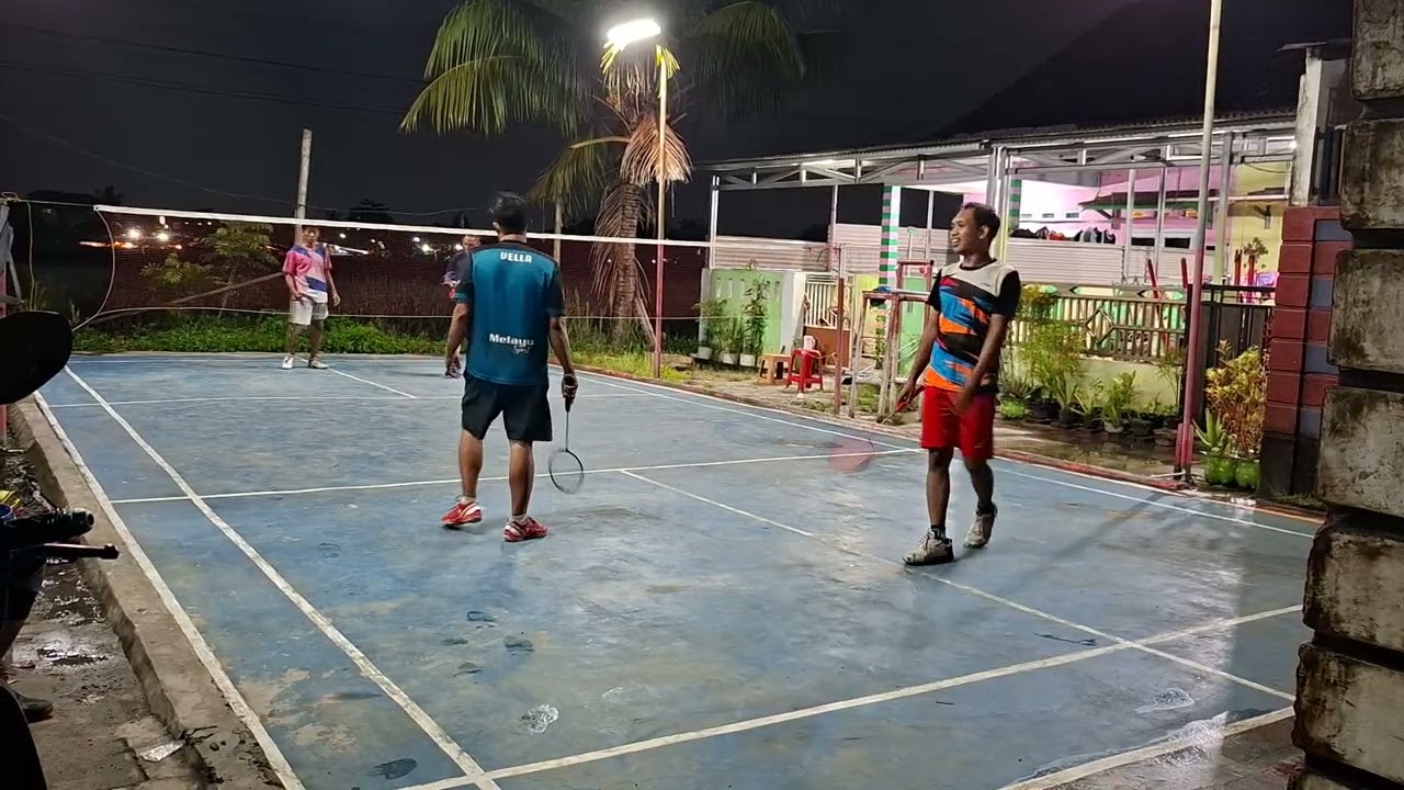 Game 5 menit Dibuang Sayang - SAM/ISMET vs ROBBY/H.YANA - Badminton Outdoor PB.BELPAS Sepatan
