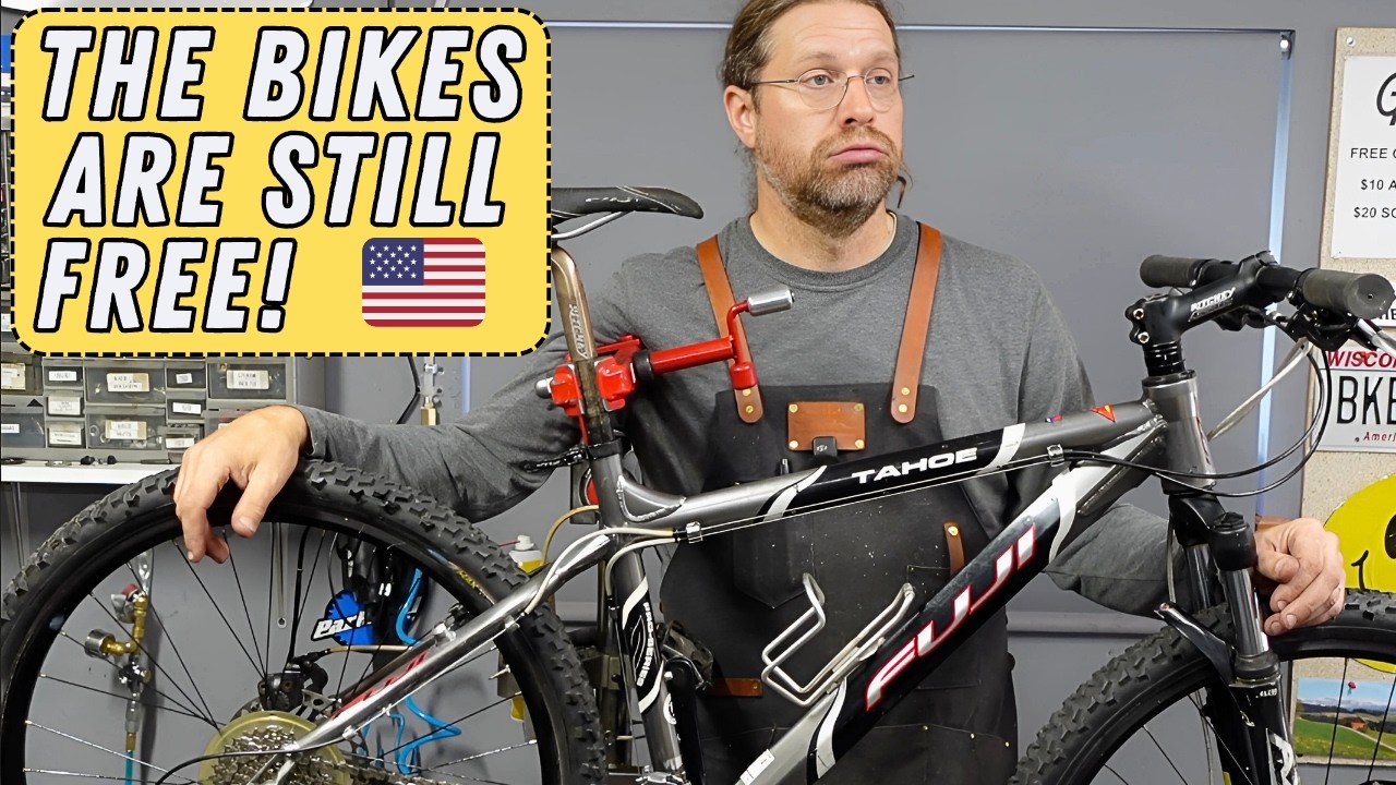 FREE Fuji Tahoe Mountain Bike RESCUED from a TOXIC POLITICAL CULTURE of authoritarian family values!