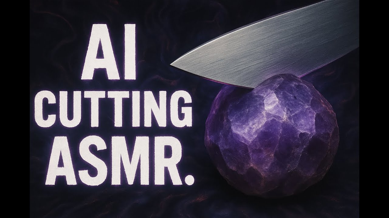 AI Cutting ASMR 🔪 | Satisfying Knife Slices Through Odd Objects