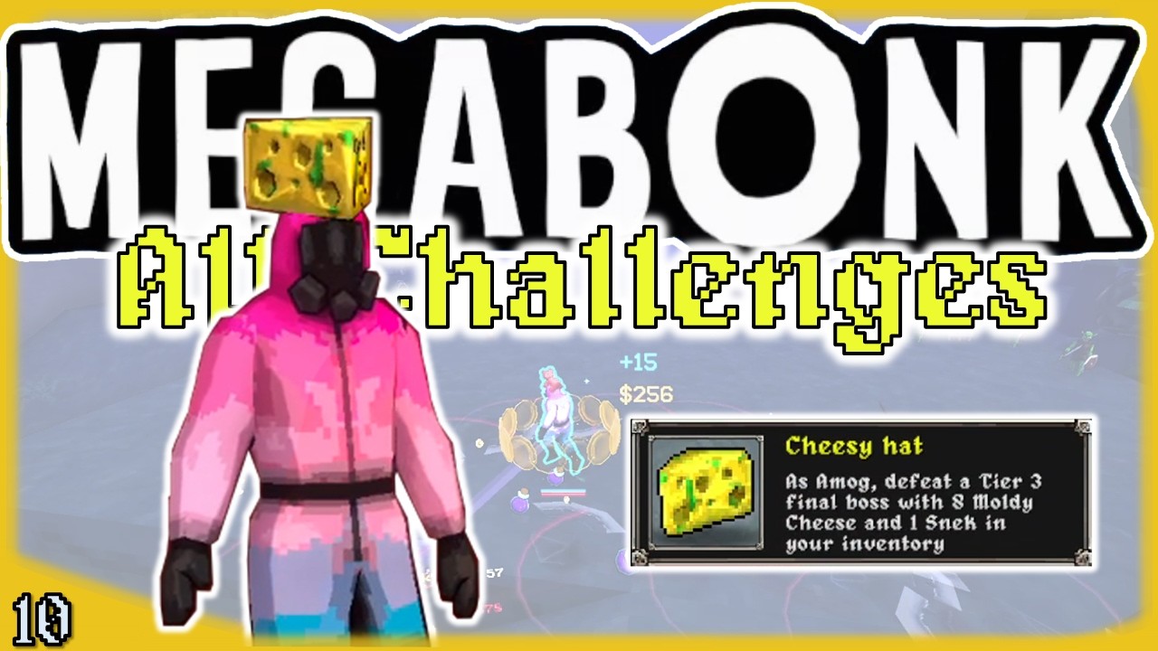 Unlocking the Ooey, Gooey, CHEESY Hat - Megabonk All Challenges ep 10