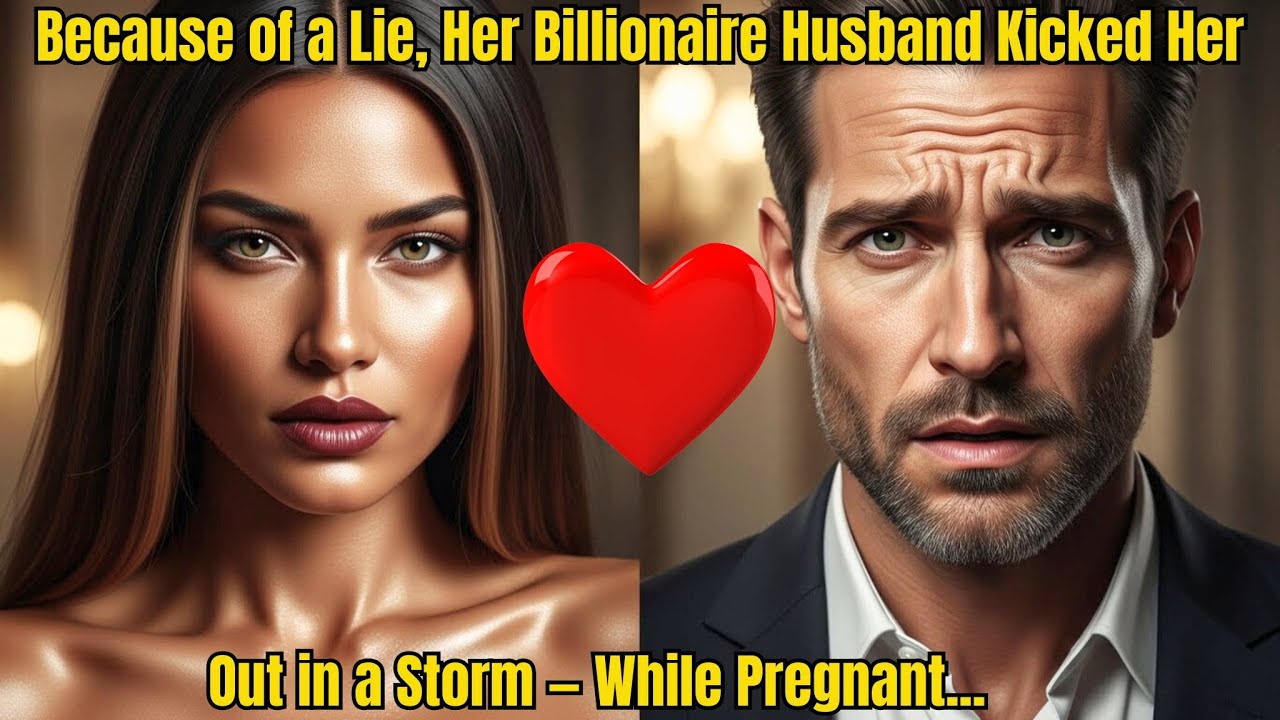 Because of a Lie, Her Billionaire Husband Kicked Her Out in a Storm — While Pregnant...