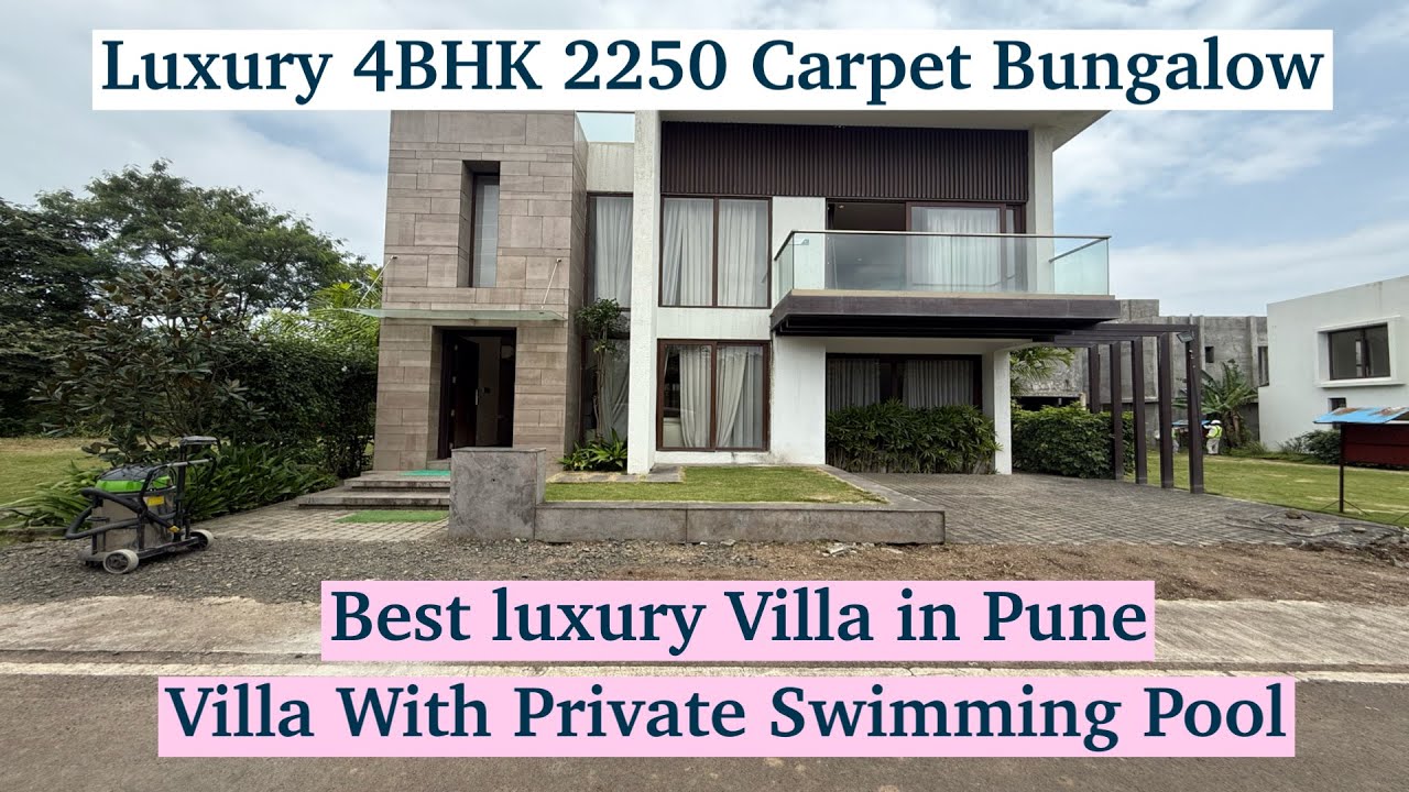 Luxury 4BHK 2250 sq.ft Bungalow in Vaarivana Urse Central Pune | Premium Villa Living