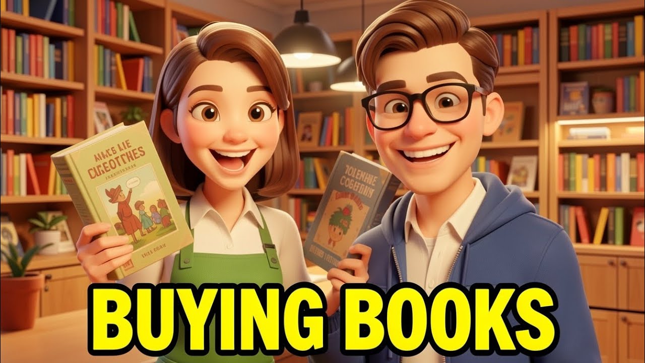 В книжном магазине 📚 | Английский диалог