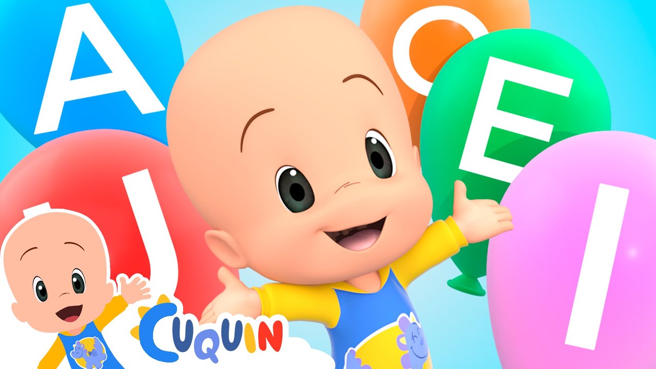 &iexcl;Aprende las vocales con Cuqu&iacute;n y sus globos m&aacute;gicos! 🔠🎈 | V&iacute;deos educativos de Cleo y Cuqu&iacute;n